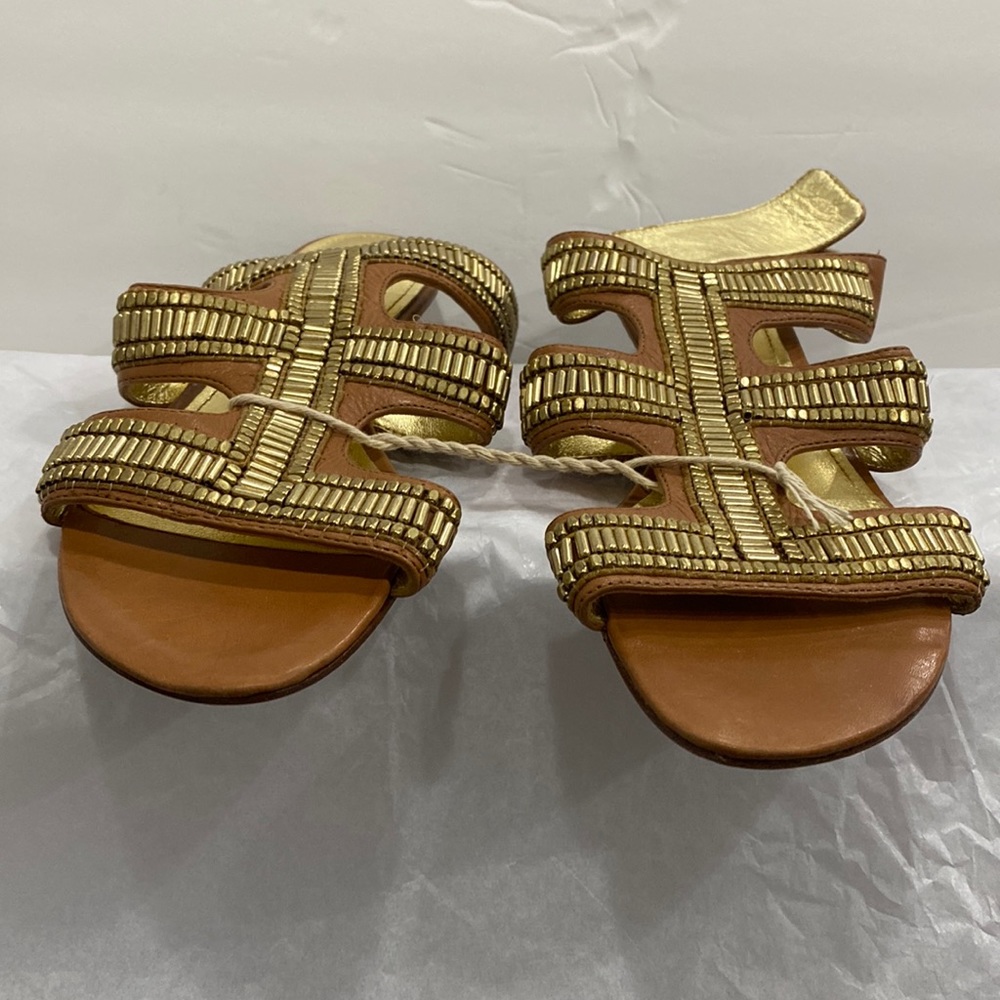 Joan & David Size 8 1/2 Womens Brown Sandals